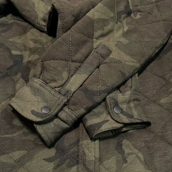 American Eagle Outfitters Camo Quilted Shirt Jacket Men's M - Picture 6 of 7